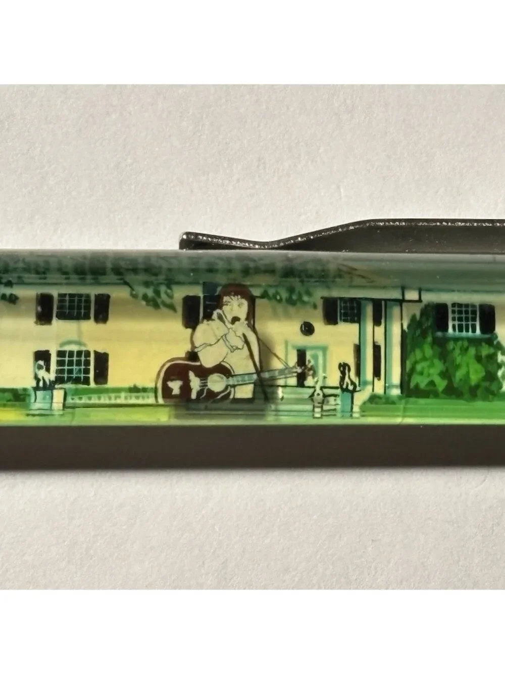 Graceland Home of Elvis Presley Floaty Pen Elvis with Guitar Moves by Mansion